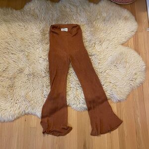 Women's Ribbed Flared pants